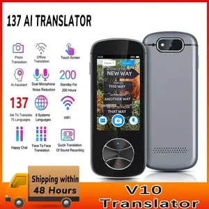 Dispositivo traductor de idiomas M9/M8, traductor inteligente de 107 idiomas  nacionales, dispositivo de traducción de texto y grabación de voz en tiempo  Real - AliExpress