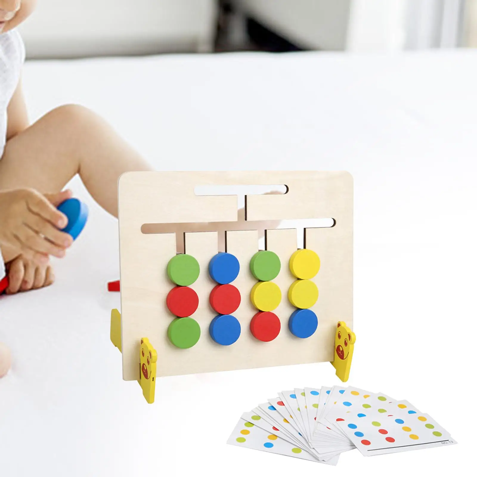 

Montessori Puzzle Game Fine Motor Matching Game Early Education Learning Toys