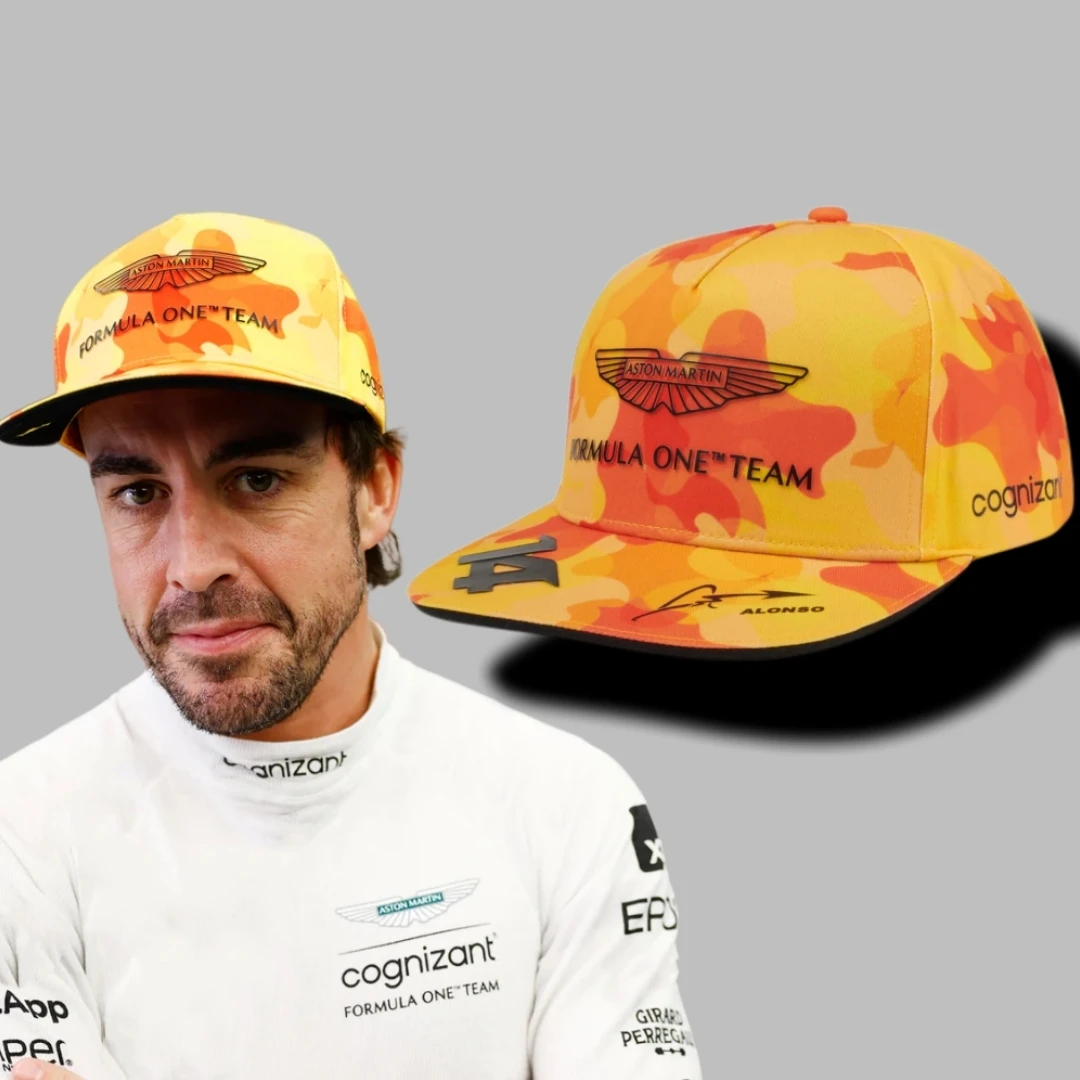 

Aston Martin AMF1 2023 Limited Edition Fernando Alonso Spanish GP Cap Hat Formula 1 Accessories Adjustable Unisex Cap MOTO Cap