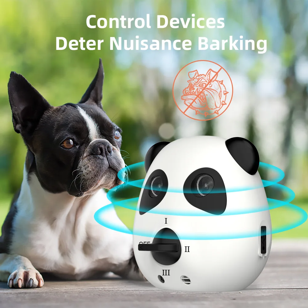 

New Ultrasonic Bark Stopper Dog Repeller Cute Shape Rechargeable Bark Control Device Dog Anit Barking Training Clicker Silencer