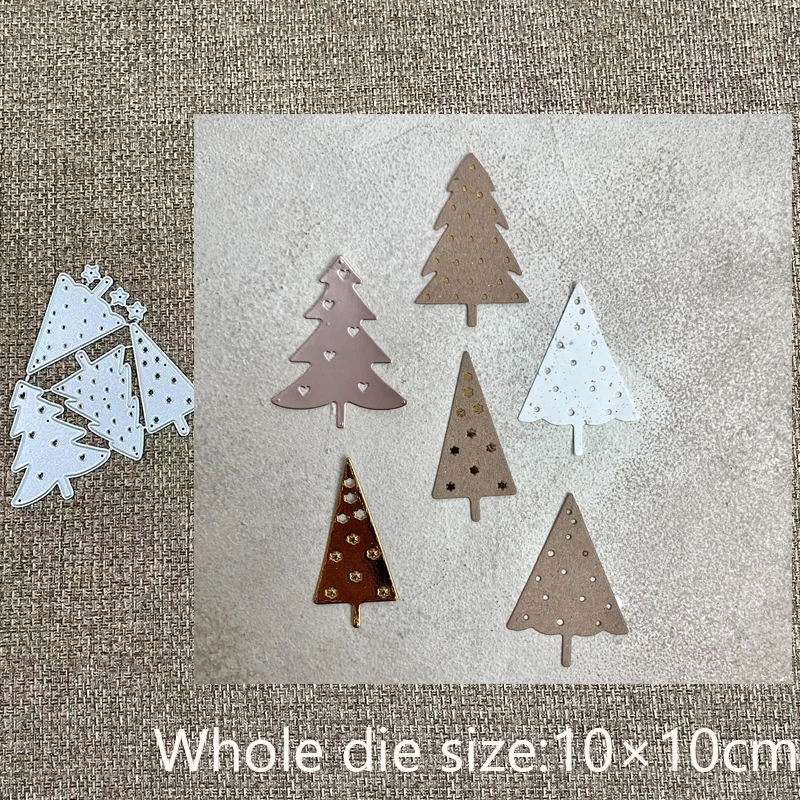 

Новый дизайн, металлический трафарет, пресс-формы, набор для украшения деревьев, скрапбукинг, высечки, альбом, бумажные карты, тиснение