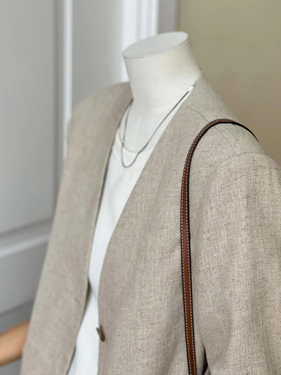 Рекомендуем Chao Level! Женская льняная легкая воздухопроницаемая верхняя одежда с