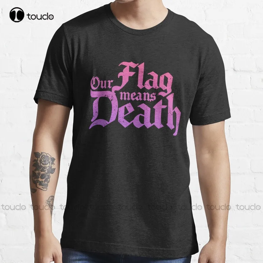 

Our Flag Means Death T-Shirt Our Flag Means Death Purple Shirt For Women Custom Aldult Teen Unisex Digital Printing Tee Shirt