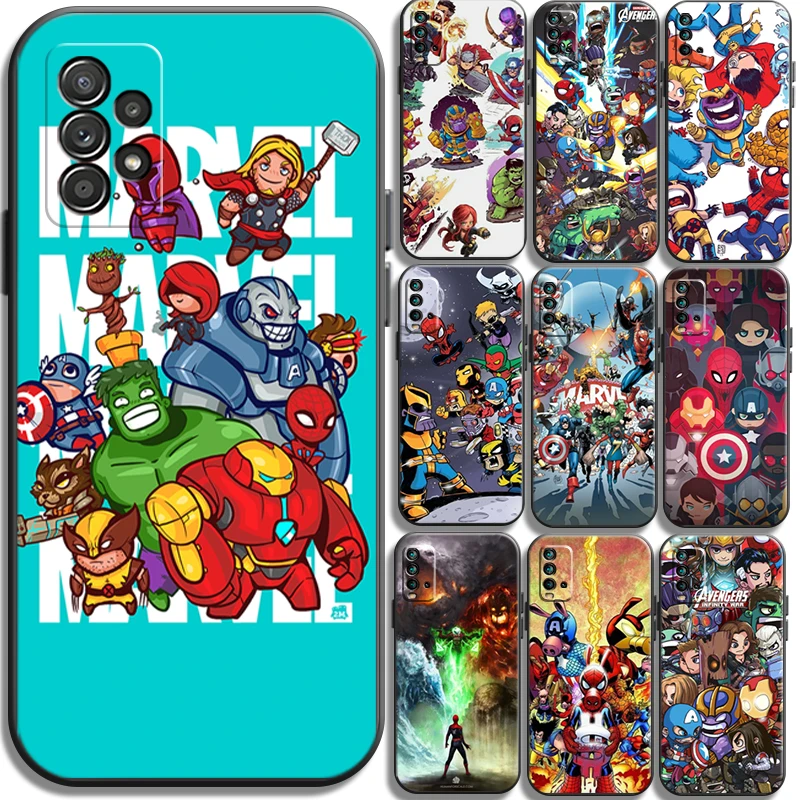 

Marvel Comics Logo Phone Cases For Xiaomi Redmi POCO X3 GT X3 Pro M3 POCO M3 Pro X3 NFC X3 Mi 11 Mi 11 Lite Cases Carcasa Funda