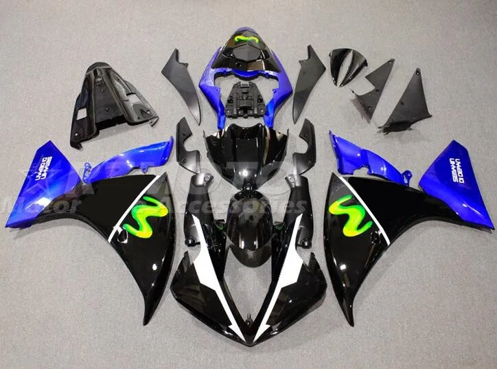 

Комплект обтекателей из АБС-пластика для YAMAHA YZF- R1 2009 2010 2011 2012 09 10 11 12
