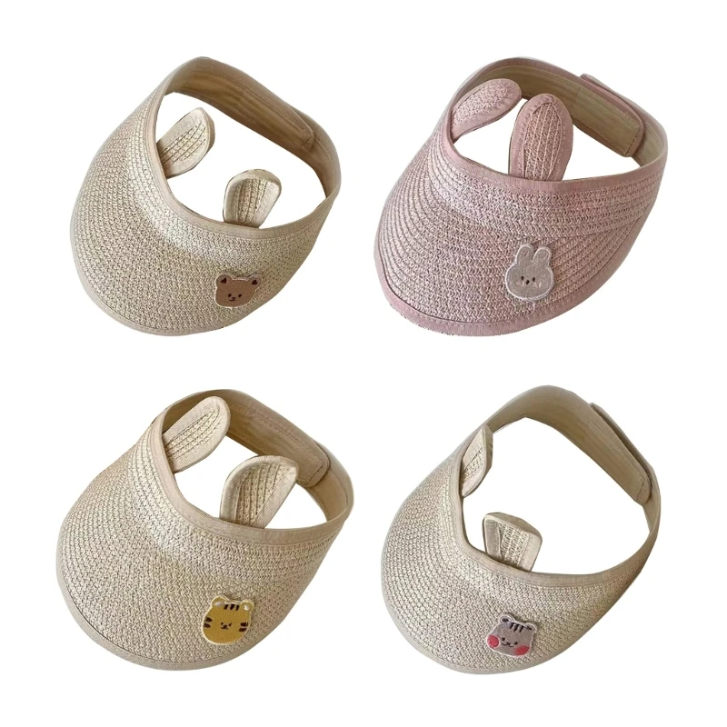 

Korea Style Baby Hat Outdoor Sun-Protection Cap Rabbit Ears Wide Brim Cap