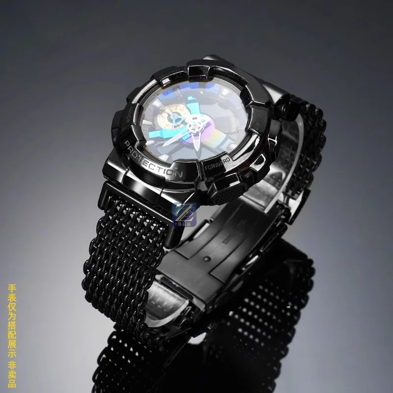 Фото Модифицированный браслет из нержавеющей стали, ремешок для часов Casio G-SHOCK GA-2100 GM2100 GM-110 GA110 DW5600, металлический ремешок для часов №4
