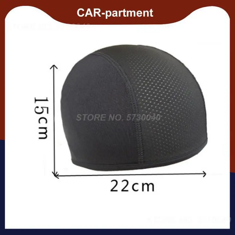 

Moisture Wicking Helmet Inner Lined Quick Dry Dome Cap Cooling 1pcs Breathable Hat Motorcycle Accessories Motocross Sweatband
