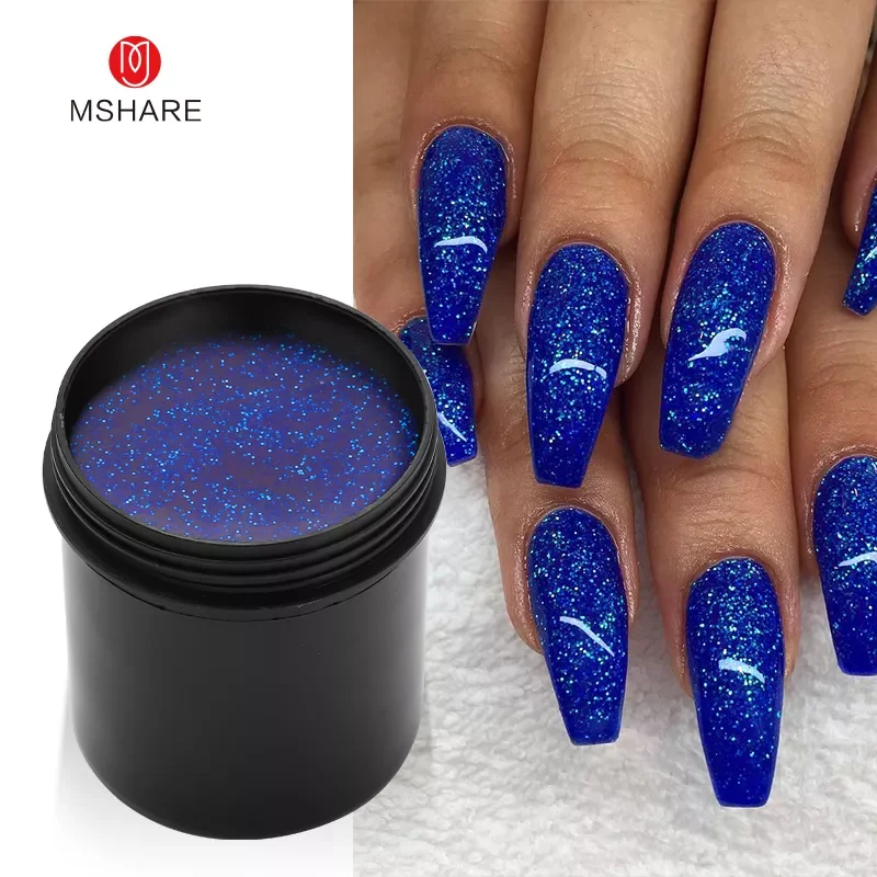

MSHARE Royal Blue Nail Acrylic Gel Builder for Nails Extension 150ml
