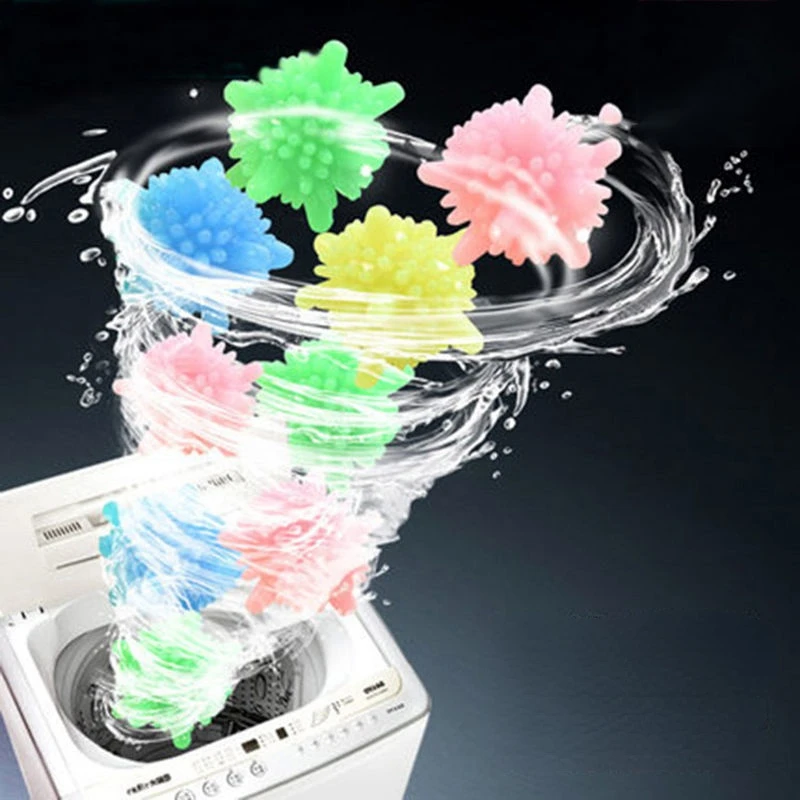 

5 Pcs/set Decontamination Anti-winding Laundry Balls Artifact for Home Clothes Clean Washing Cleaning Machine Care Ball Products