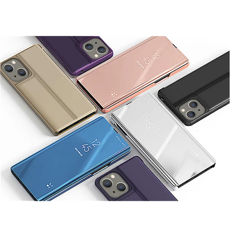 

New Protective Shell Plated Mirror Case For iPhone 6/7/8 X XR 11/12/13/14 14 Pro plus Promax phone cases