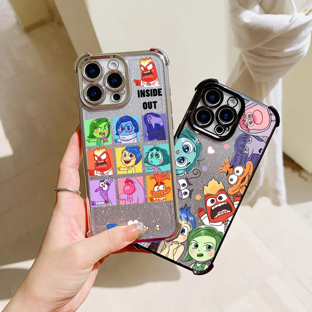 Милый чехол для телефона Inside Out с 2 узорами Xiaomi 14 13 Redmi 10 10C 9 K50 Note 12 Poco F4 F5 X5 X3 4G 5G