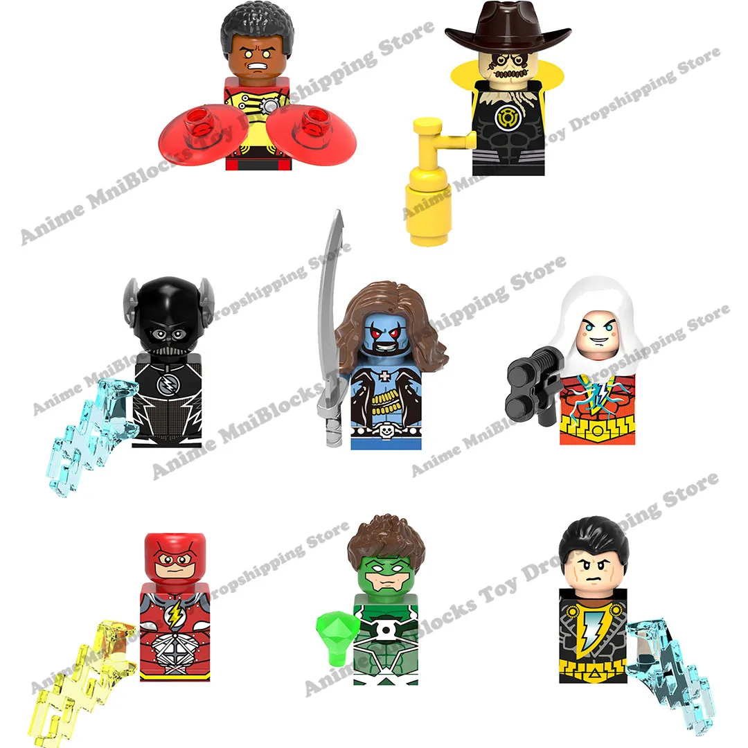 XH blocks X0153 Firestorm The Flash Green Lantern mini action toy figures building blocks Assembly Toys for kids gifts