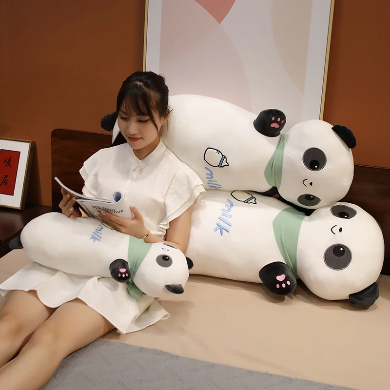 Подушка плюшевая в виде панды 60-120 см