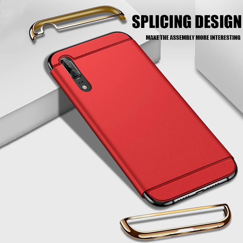 Роскошный Жесткий чехол 3 в 1 для Huawei P20 P30 P40 Lite Mate 40 20 Honor 9 10 30s 20i 10i 8X - купить по