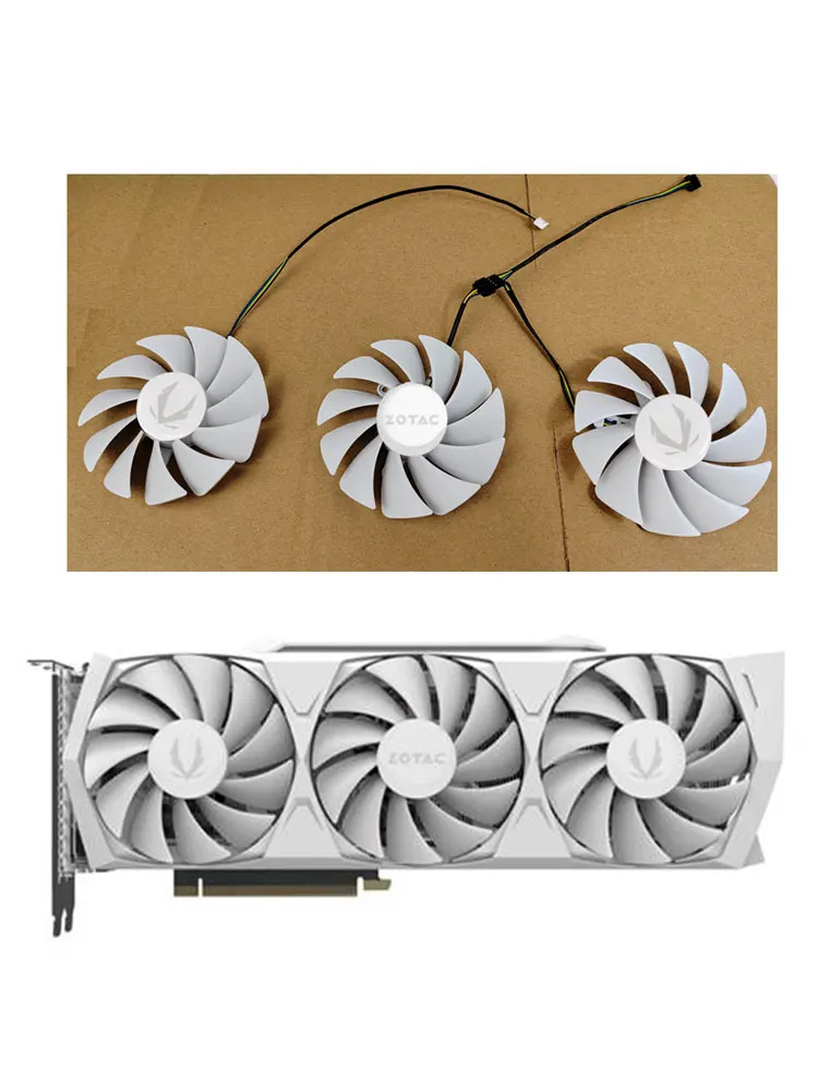 

Вентилятор Охлаждения видеокарты 3 шт. GA92S2U CF9015H12S RTX 3080 Trinity OC Gpu, для Zotac RTX 3070Ti, 3080, 3080Ti, 3090 Trinity OC