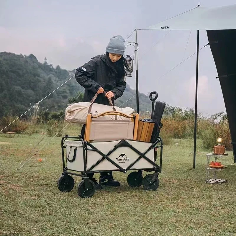 

Outdoor camping trolley portable folding car camper driver push picnic cart Camp Trailer camping gear