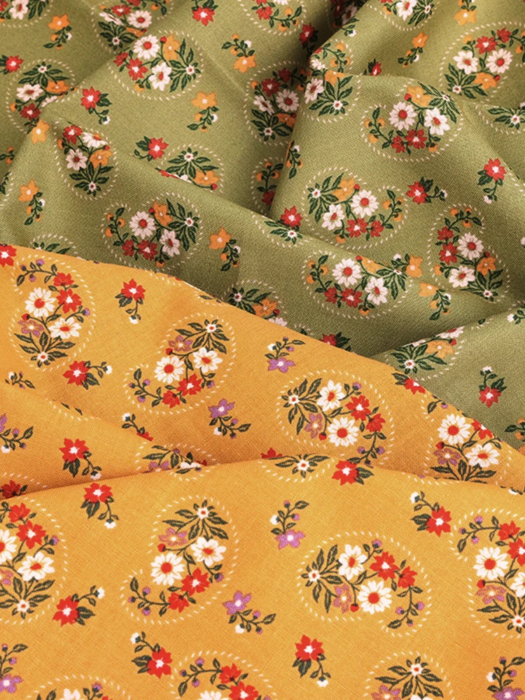 

100% x метров, хлопчатобумажная ткань с принтом пейсли, для шитья одежды, домашнего текстиля, для рукоделия