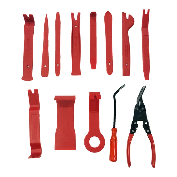 

13Pcs Car Auto Trim Removal Set with Clip Pliers and Fastener Removers