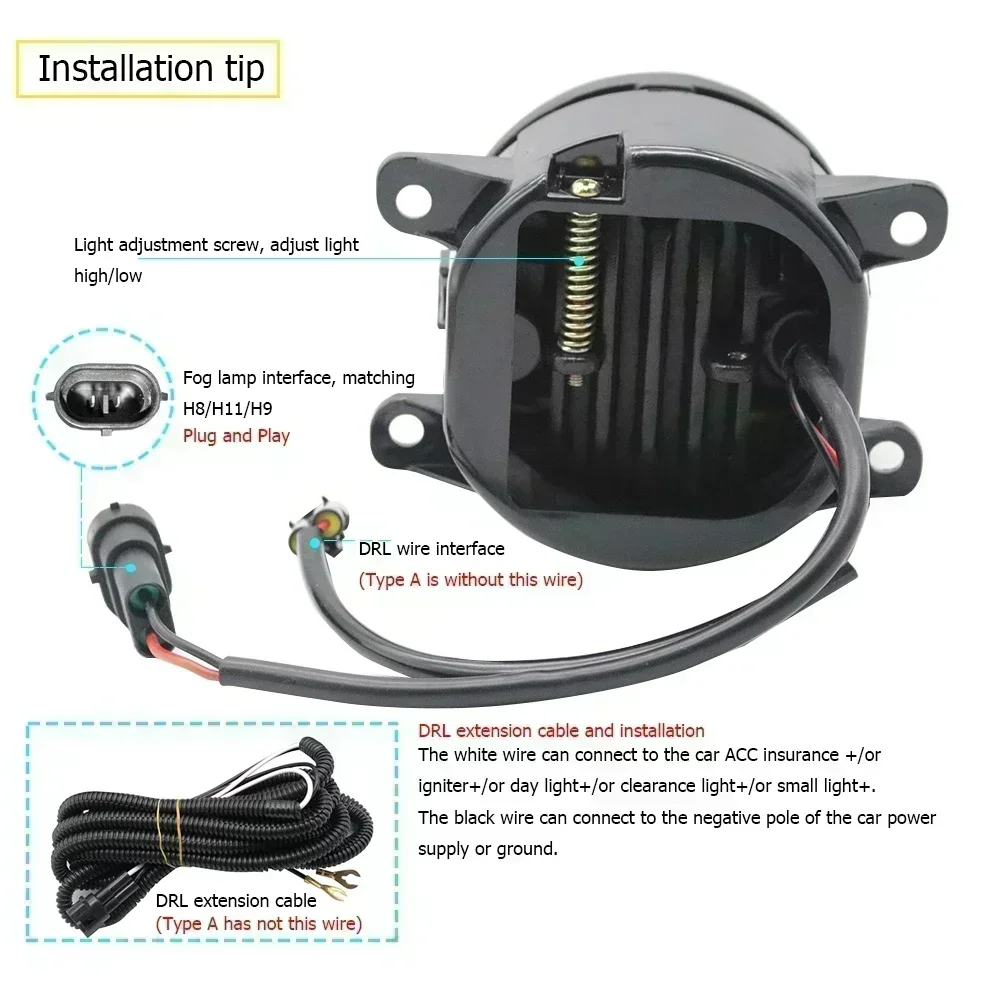 Обновление светодиодных автомобильных противотуманных фар Angel Eyes для Ford Figo KA KA+