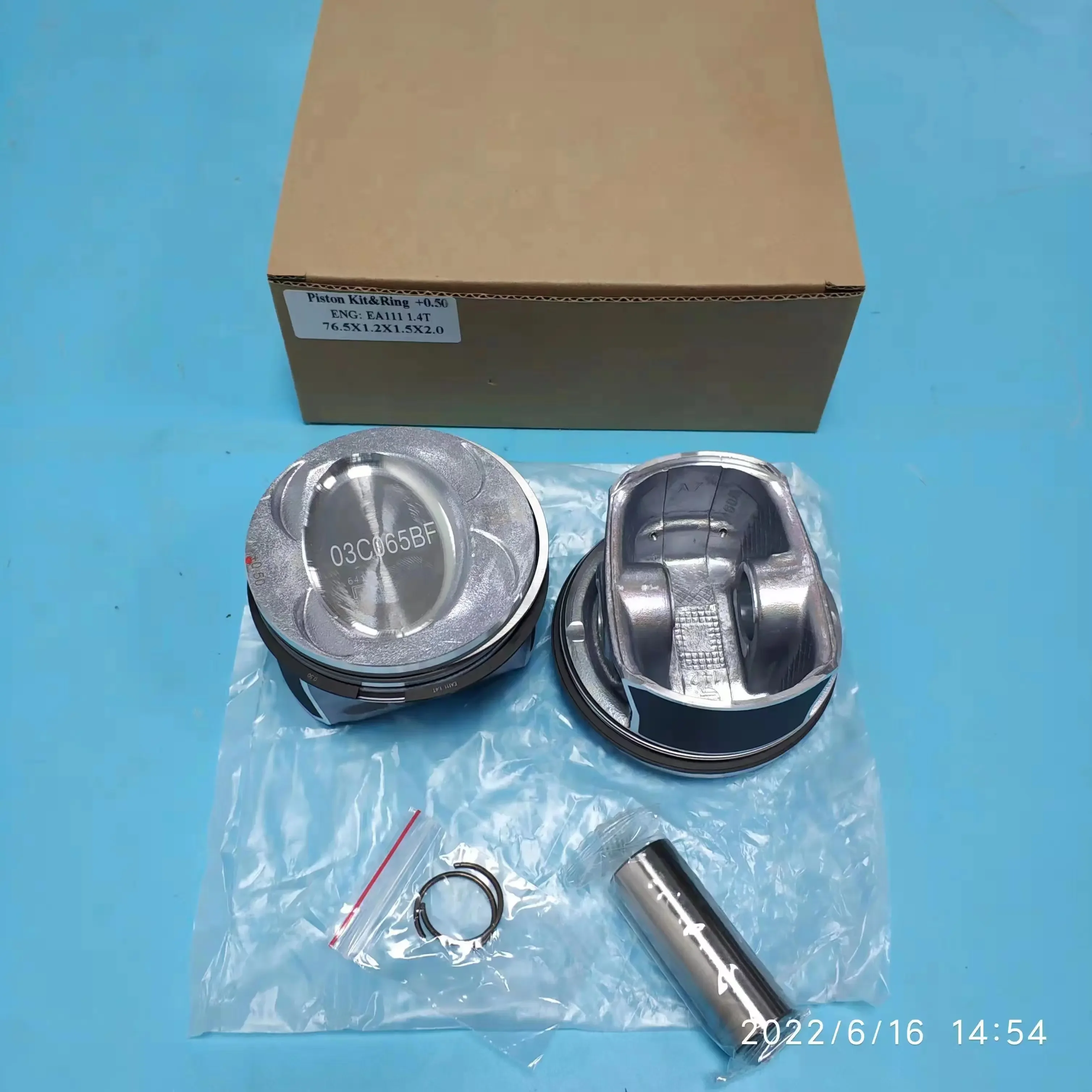 TLF 4 шт. 03C107065AP 03C 107 065 AP PM004800 Поршень двигателя для A3 VW Golf 5 6 Tiguan 1.4TSI CAXA CAXC CMSA CMSB CNVA 76,5 мм (art.: 3920d4b05dafa) - 3920d4b05dafa