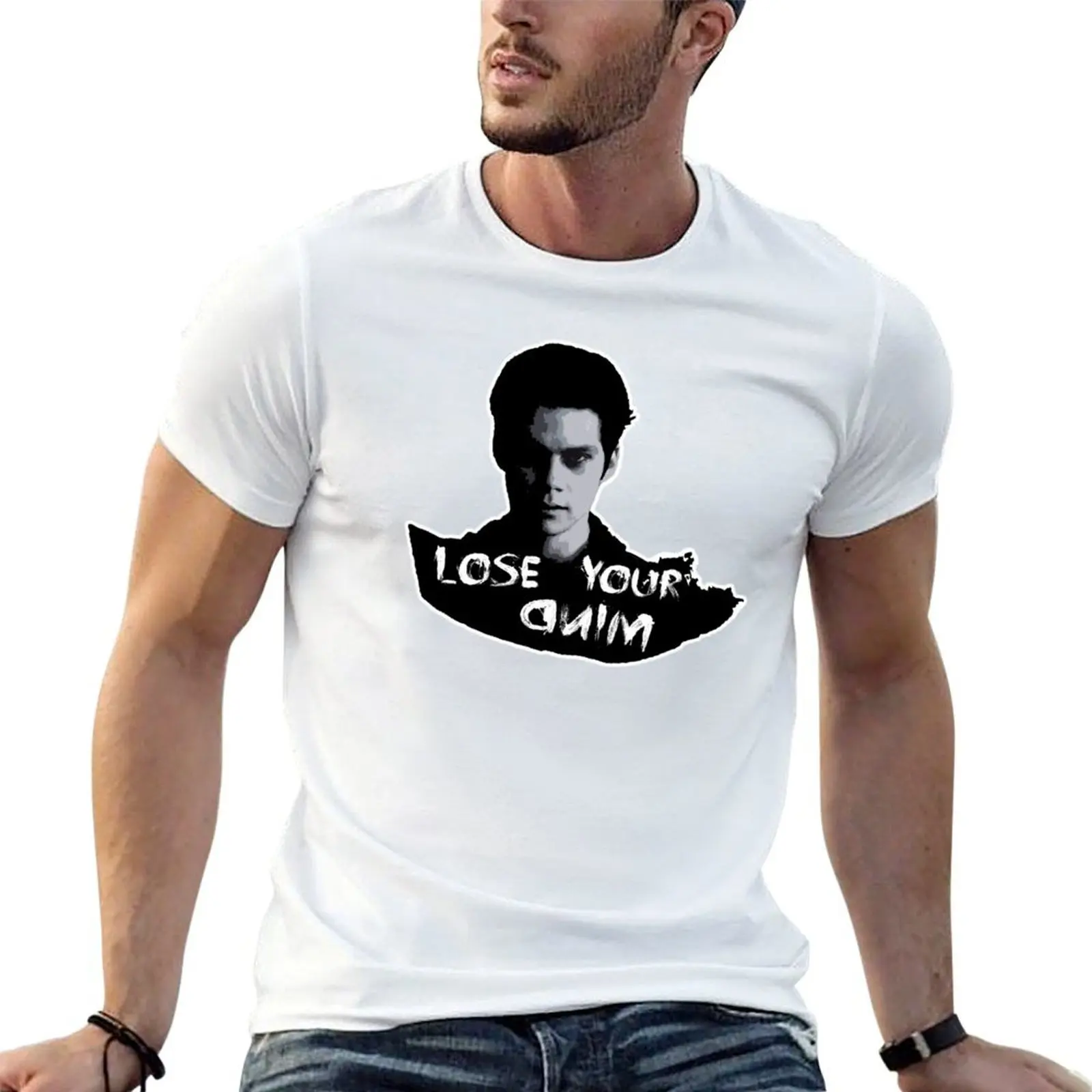 Фото Футболка Void Stiles Lose Your Mind Teen Wolf, повседневная футболка с графическим принтом №1