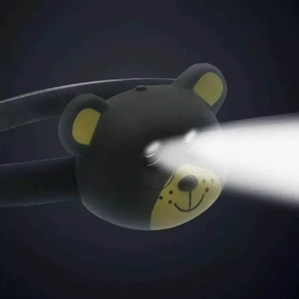 Портативный налобный фонарь с мультяшными животными игрушка самая яркая легкая