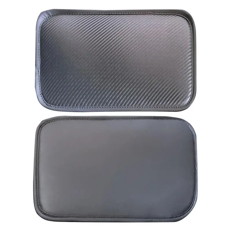 

PU Leather Car Armrest Box Pad Cushion Auto Center Console Arm Rest Seat Box Heightening Soft Pad Hand Support