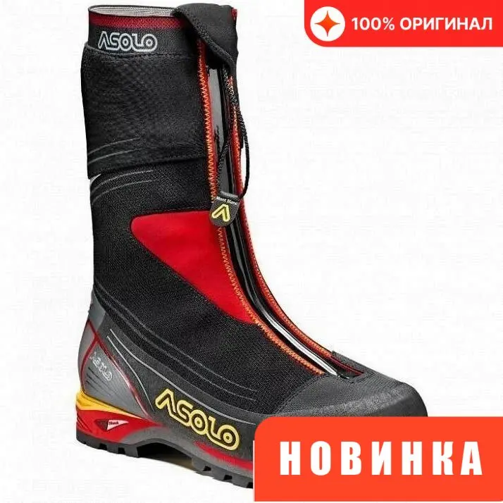 Boots Asolo Alpine Mont Blanc GV black/red (UK:6 5) kant kaht Durable Reliable High Quality Ski boots vacuum walk ski shoes snowboard comfortable