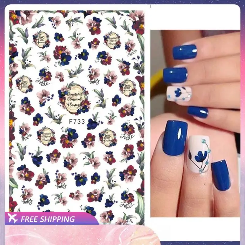 

Изящные зеркальные водостойкие переводные наклейки для ногтей