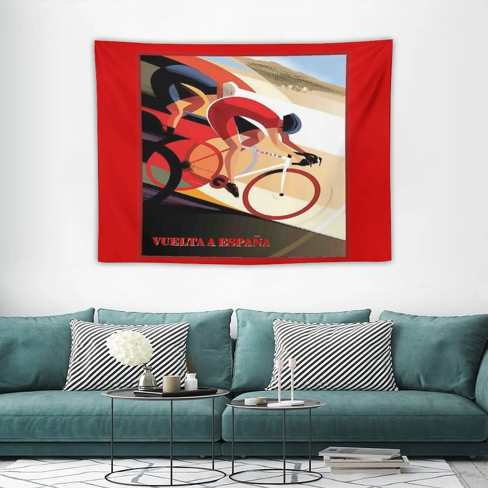 

VUELTA A ESPANA Abstract Bicycle Racing Print Tapestry Room Decor Pinterest Room Decorarion Aesthetic Mandala Tapestry Ganesha