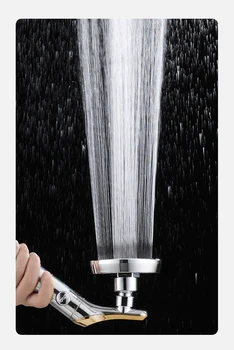 Hot Sale High Quality One Button Pause Mode ABS Chrome Plated High Pressure Round Rain Shower Shower Bathroom Accessories