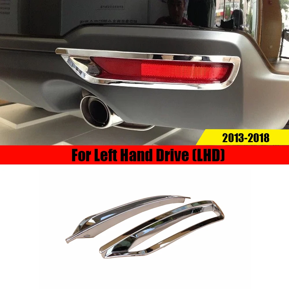 

For Subaru Forester 2013-2018 Accessories Car Rear Fog Light Lamp Bumper Cover Trim ABS Chrome Glossy styling