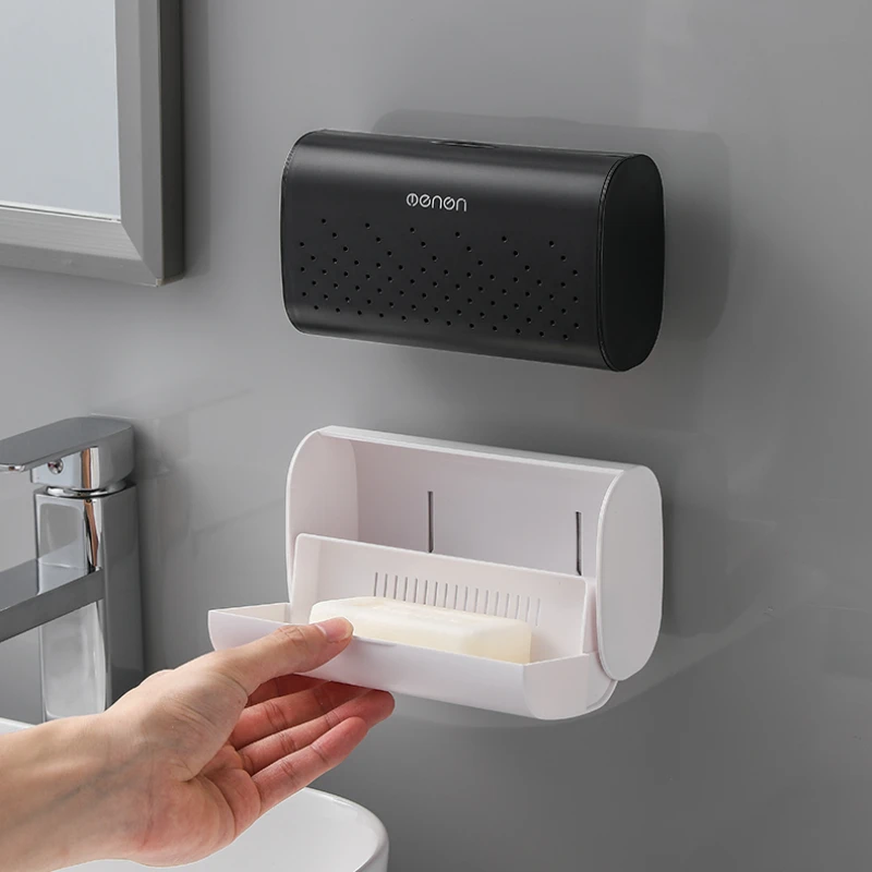 

Контейнер для мыла, настенный держатель для мыла, Прочный чехол для мыла, простой в уходе контейнер для мыла, мыльница для планшетов