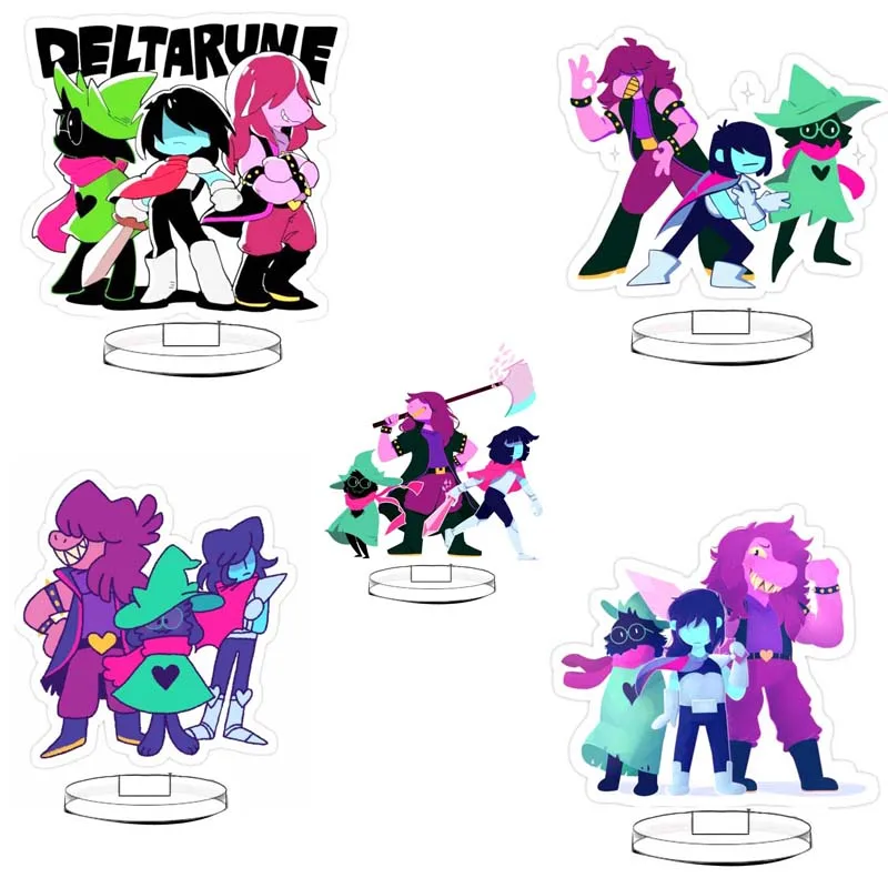 Delta Rune Trio Deltarune Trio акриловый брелок Delta Rune Kris Susie Ralsei Group ...