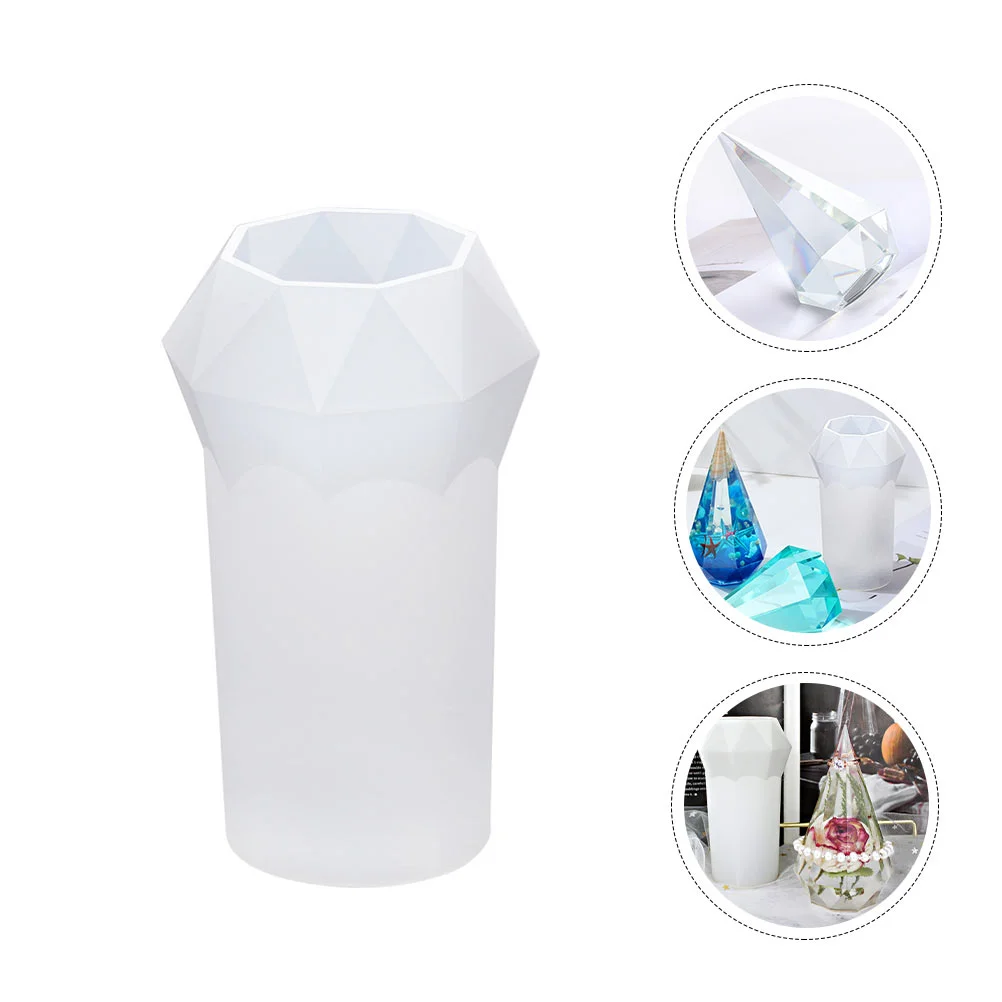 

Diamond Cone Shape Candle Epoxy Silicone Mold Home Decorations Silicone Mould