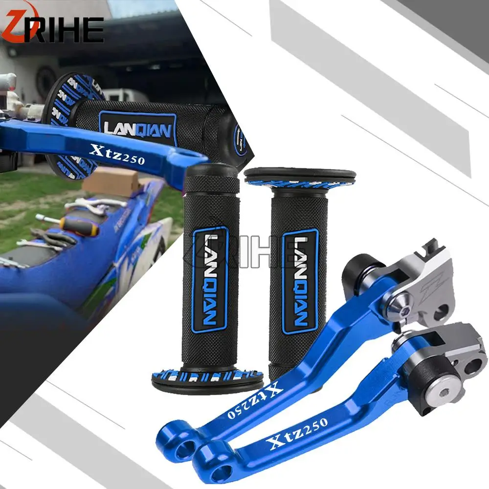 

XTZ 250 Dirt bike Brake Clutch Levers Handle Hand Grip For YAMAHA XTZ250 2006 2007 2008 2009 2010 2011-2013 2014 2015 2016 2017