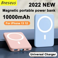 for magsafe 15w magnetic wireless power bank fast charger for iphone 13 12 14 13pro max 10000mah portable mini external battery
