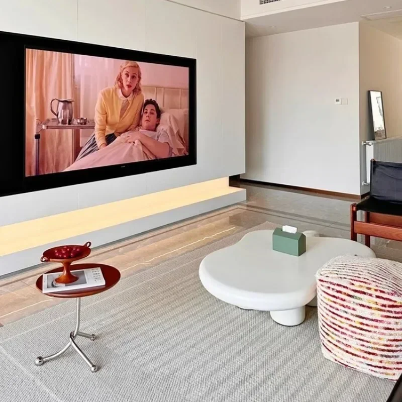 Круглый металлический приставной столик мебель для гостиной стеллаж хранения