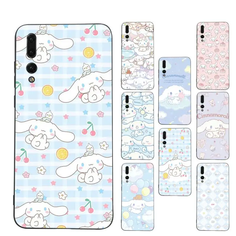 

Cartoon cute Cinnamoroll Phone Case for Huawei P30 40 20 10 8 9 lite pro plus Psmart2019