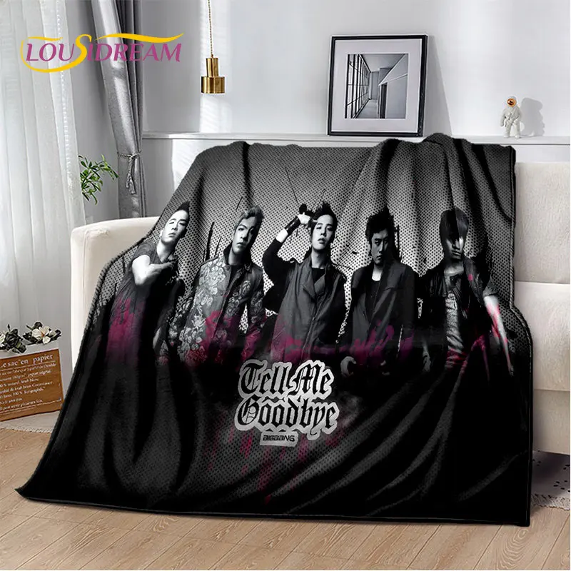 

Kpop Bigbang Pop G-DRAGON Singer Soft Plush Blanket,Flannel Blanket Throw Blanket for Living Room Bedroom Bed Sofa Picnic Cover