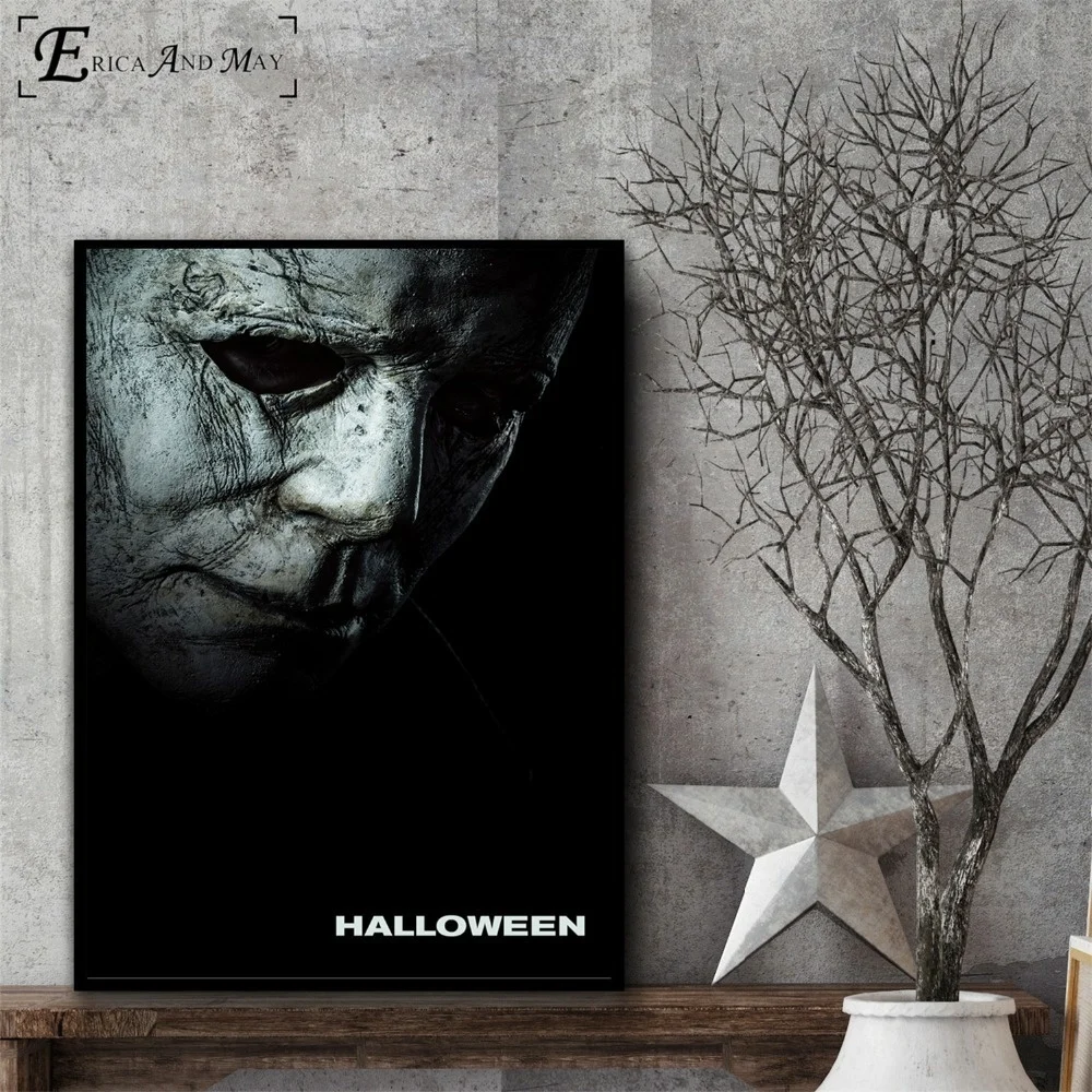 

Michael Myers Halloween Horror Canvas Painting Posters And Prints Pictures On The Wall Nordic Decoration Home Decor Affiche