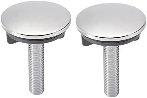 

Stopper Cover Metal Plug Stopper Bathroom Blanking Hole Home Set 2pcs 50mm Metal Durable Practical Replacement