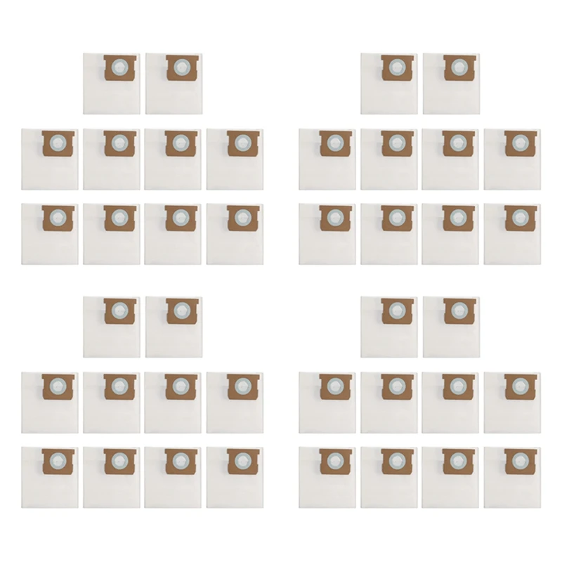 

Vacuum Cleaner Dust Bags For Karcher Wet And Dry Vacuum Cleaner WD Series WD1 / MV1 Dust Bag 40Pcs