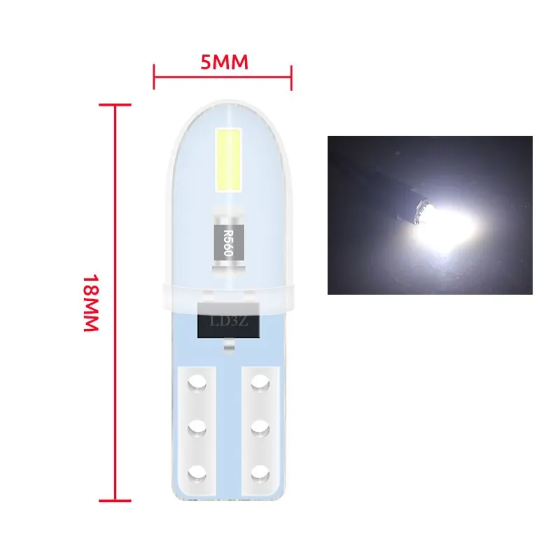 

Светодиодная лампа T5, 10 шт., цвет излучения в ассортименте