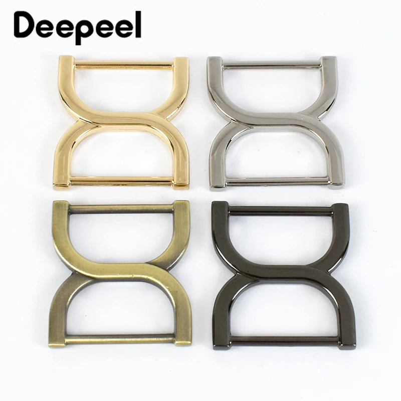 Deepeel 25mm Square Bag Buckles Shoes Garment Belt Clasp Connectors Handbag Strap Adjuster Snap Hooks DIY Accessories BF188