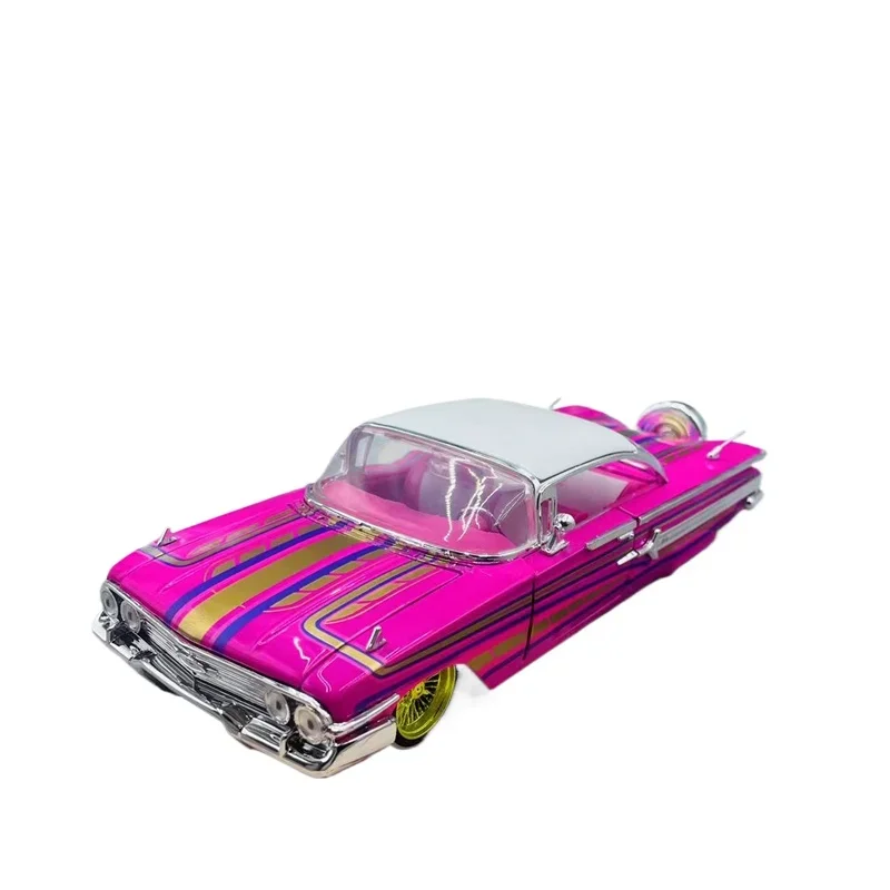 Фото Модель автомобиля Jada Chevrolet Impala 1/24, ретро-классика, из сплава, для детской коллекции, подарок №3