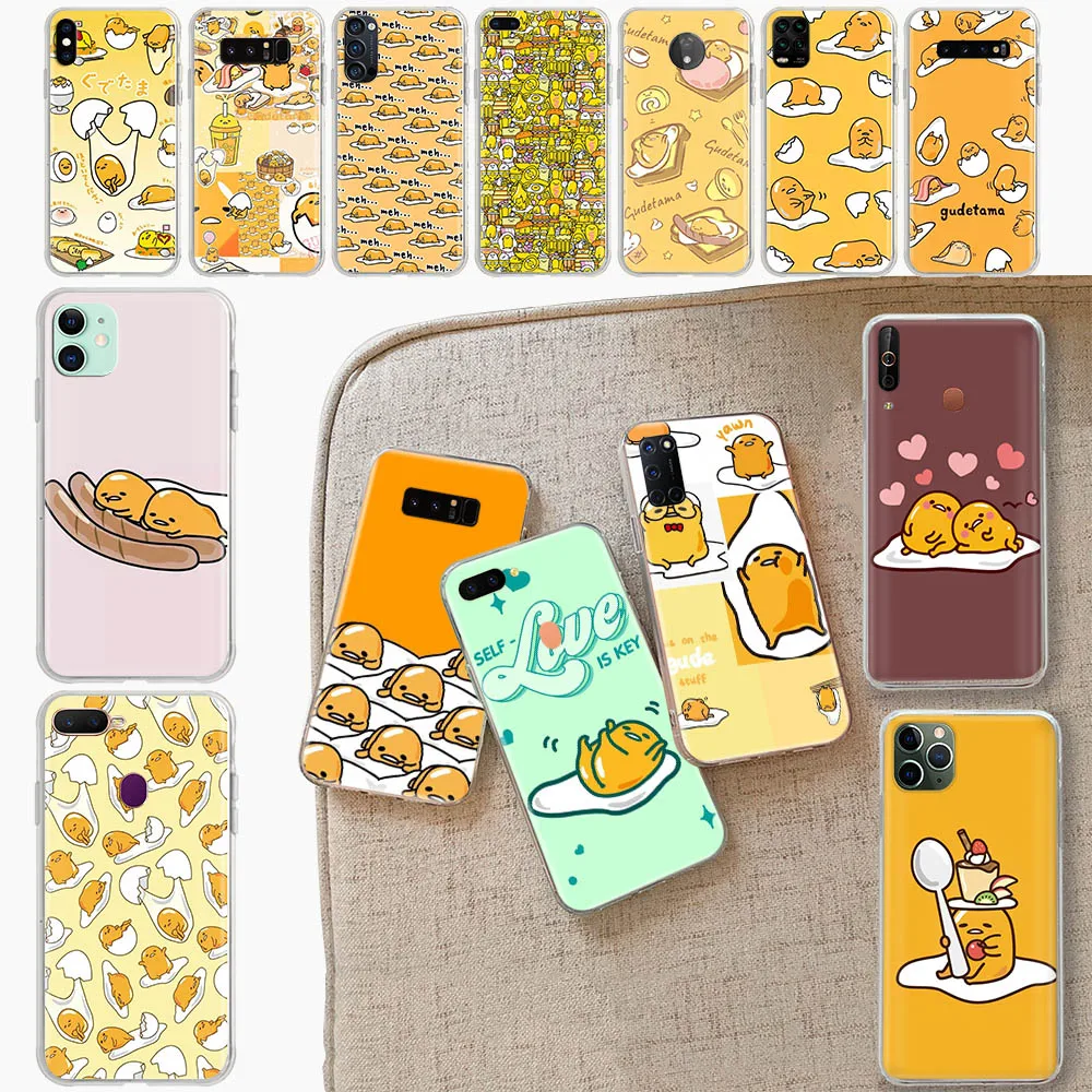 B-8 Gudetama TPU чехол для Tecno Camon 15 16 17 18 19 Pro Premier 17P 18i 18T 18P POP 4 5 LTE 3 Pova 2 Neo