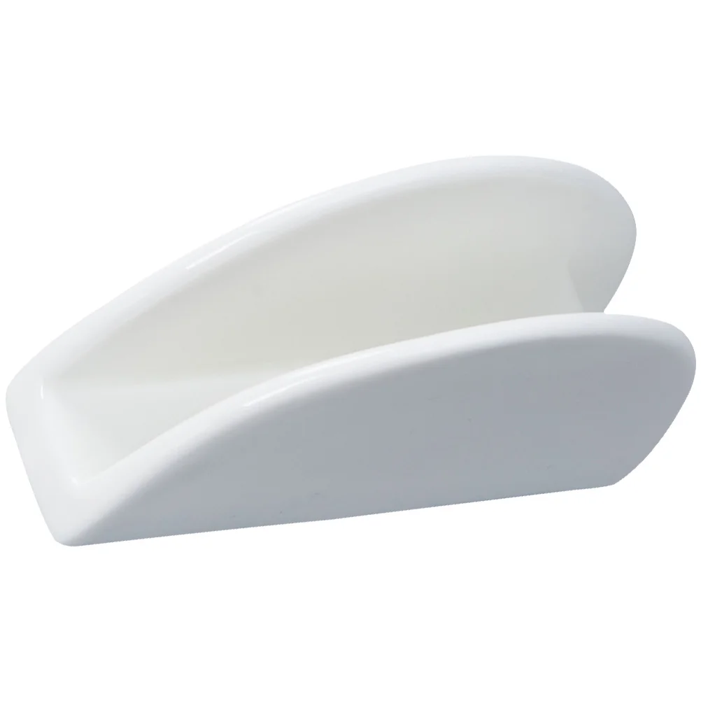 

Napkin Holder Dispenser Towel Tissue Paper Ceramic Table Tray Rack Tabletop Guest Desktop Hand Bathroom Farmhouse Holders