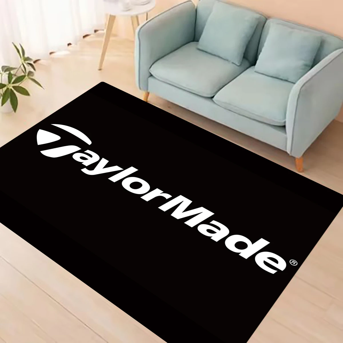 Фото Ковер с принтом высокой четкости для гольфа T-Taylormade, нескользящие ковры, мягкий ковер для гостиной, входной пол, домашний коврик, декор для прихожей №2